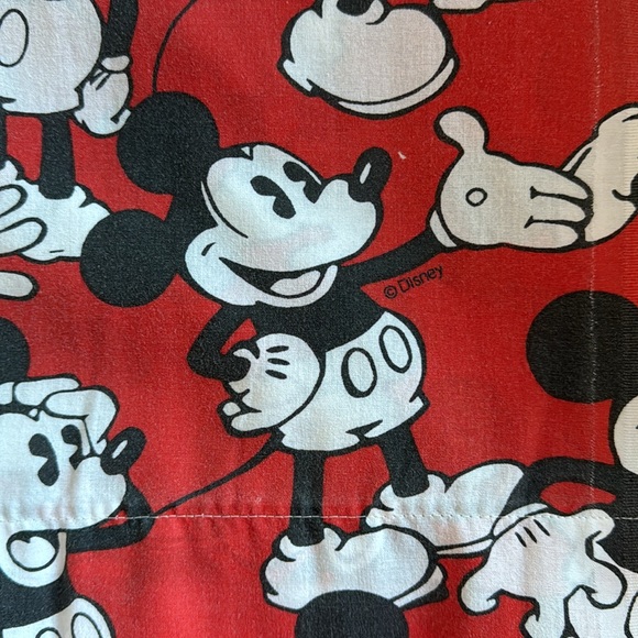 Vintage Mickey Mouse twin flat sheet - Picture 3 of 4